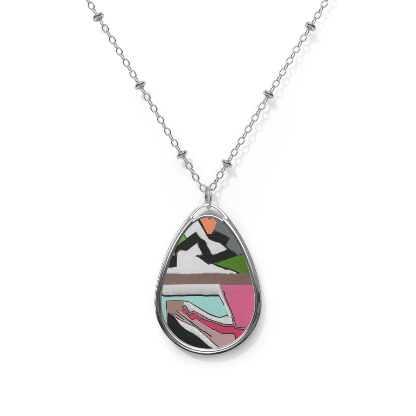 Mt. Vapora, Oval Necklace