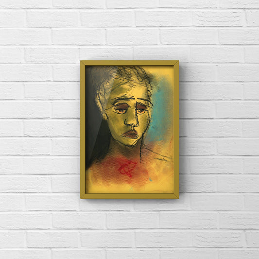 Brooding Eyes, Print