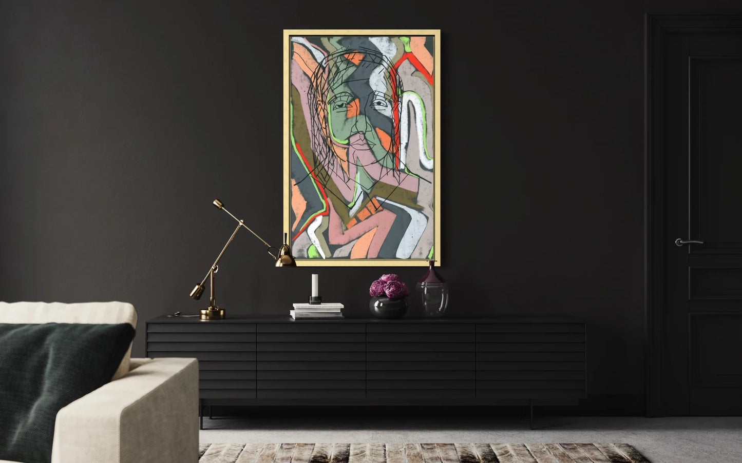 Olive Woman, Print