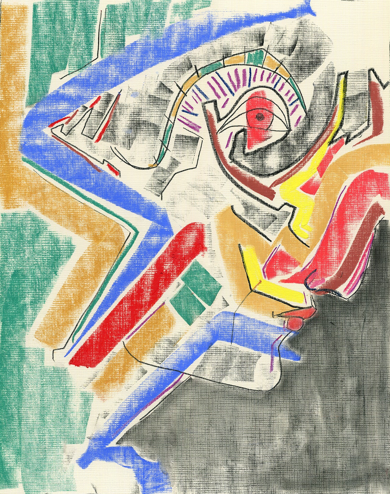 Connection High quality Giclée print based on original pastel artwork by fine artist Jason Matthew Clark
