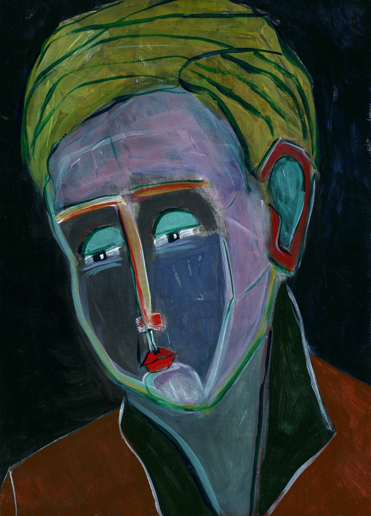 Jini Jini High quality Giclée print based on original acrylic artwork by fine artist Jason Matthew Clark