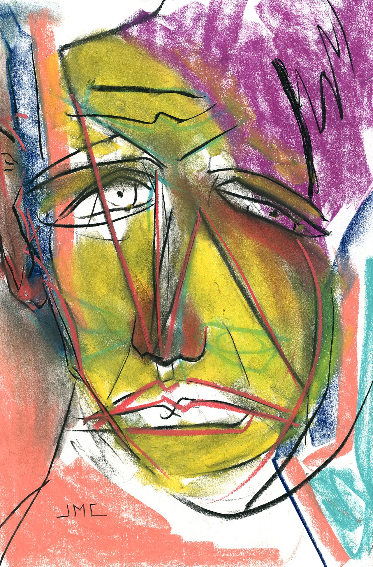 Mi favor High quality Giclée print based on original pastel artwork by fine artist Jason Matthew Clark