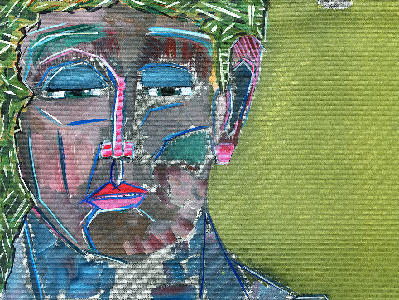 Starring character High quality Giclée print based on original acrylic artwork by fine artist Jason Matthew Clark