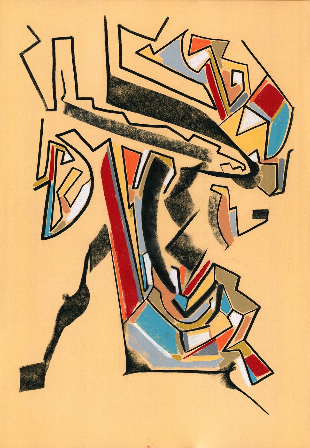 The Horse Emperor High quality Giclée print based on original pastel artwork by fine artist Jason Matthew Clark