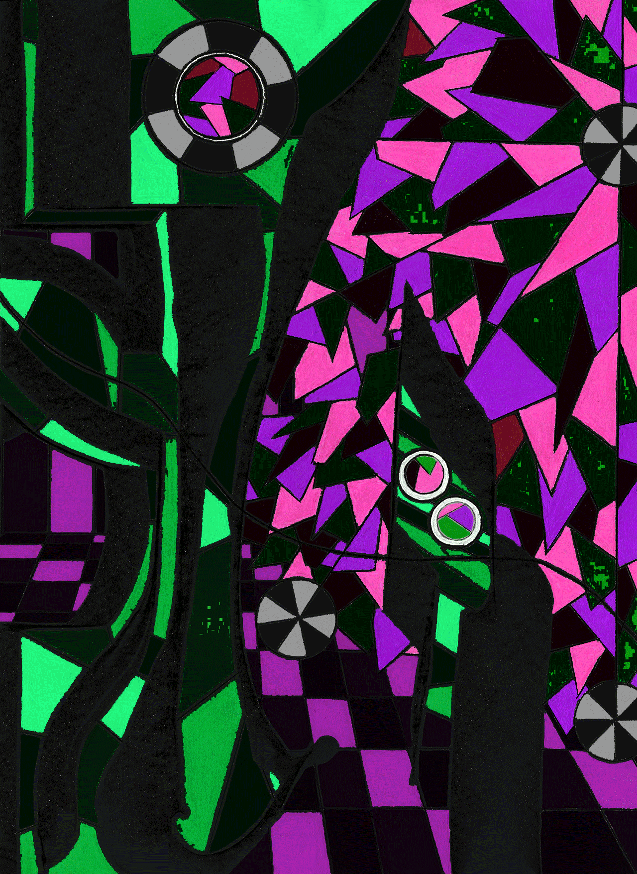 TREE IN A FUNHOUSE, GIF