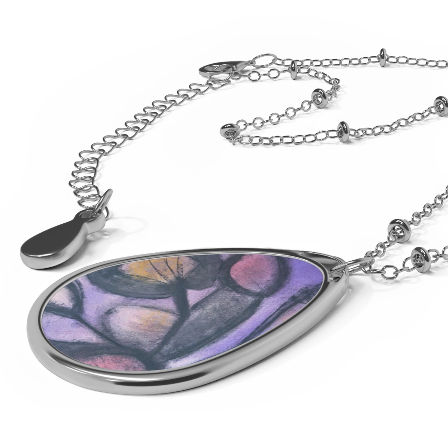 Heart of Fives, Oval Necklace