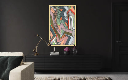Olive Woman, Print