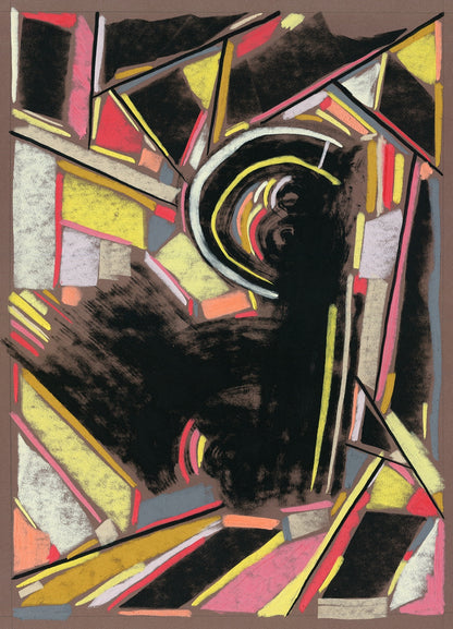 Eagle High quality Giclée print based on original pastel artwork by fine artist Jason Matthew Clark
