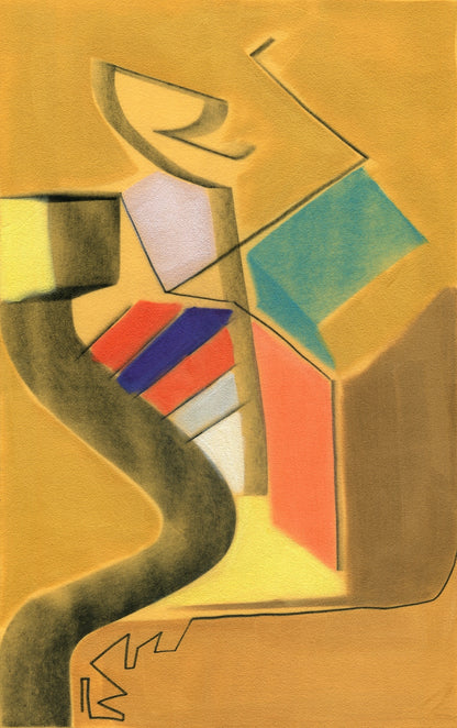 Genie High quality Giclée print based on original pastel artwork by fine artist Jason Matthew Clark