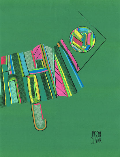 Night High quality Giclée print based on original pastel artwork by fine artist Jason Matthew Clark