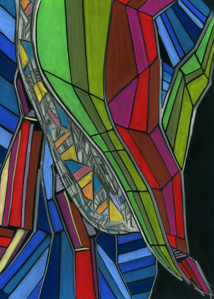 Ascension High quality Giclée print based on original pastel artwork by fine artist Jason Matthew Clark
