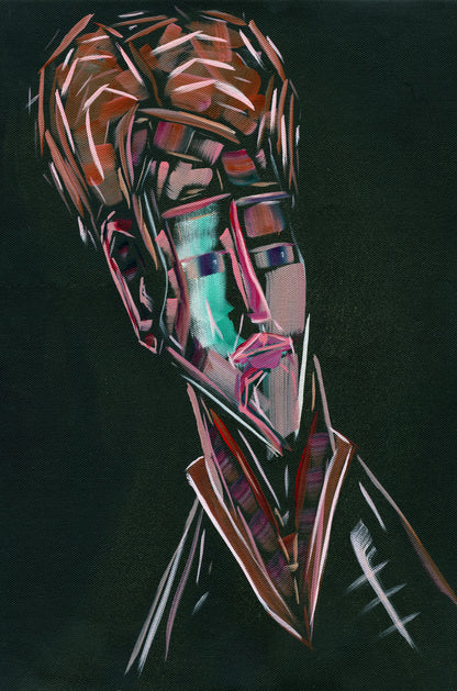 Carl Cash High quality Giclée print based on original acrylic artwork by fine artist Jason MatthewClark