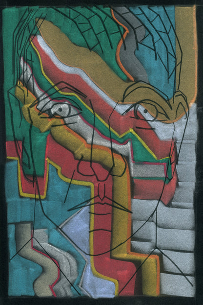 Coolman High quality Giclée print based on original pastel artwork by fine artist Jason Matthew Clark