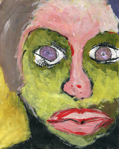 Mr Flopped Giclée print based on original acrylic artwork by fine artist Jason Matthew Clark
