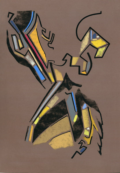 Sandstorm High quality Giclée print based on original pastel artwork by fine artist Jason Matthew Clark