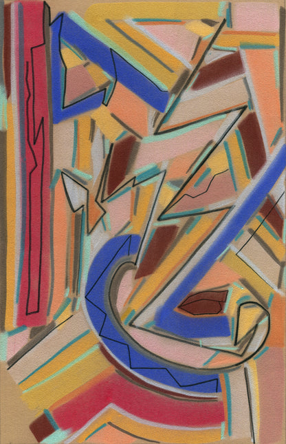Shape Central High quality Giclée print based on original pastel artwork by fine artist Jason Matthew Clark