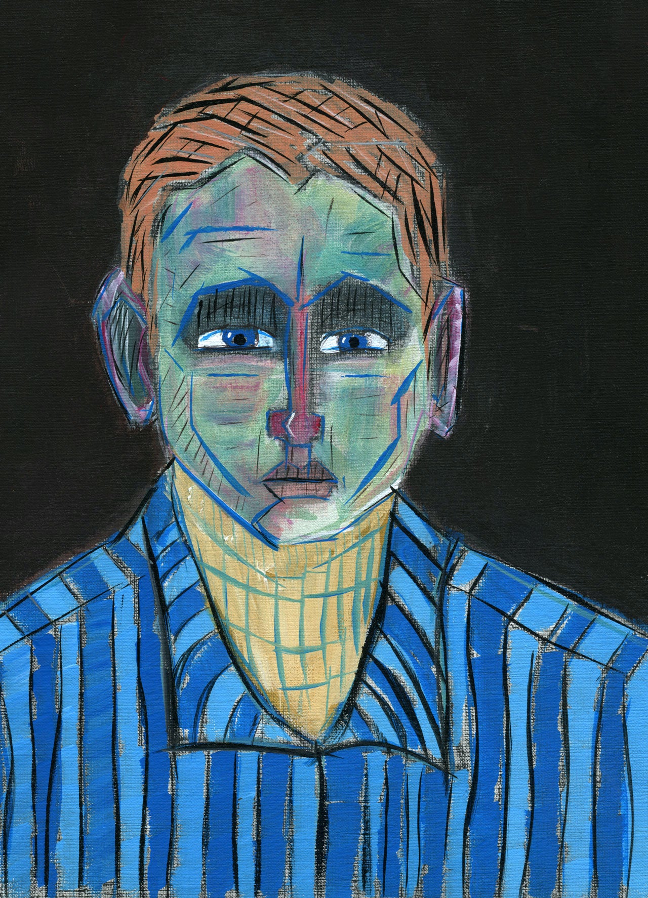Spooky times High quality Giclée print based on original acrylic artwork by fine artist Jason Matthew Clark