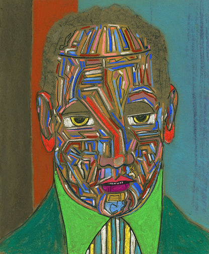 MLK 2030 High quality Giclée print based on original pastel artwork by fine artist Jason Matthew Clark